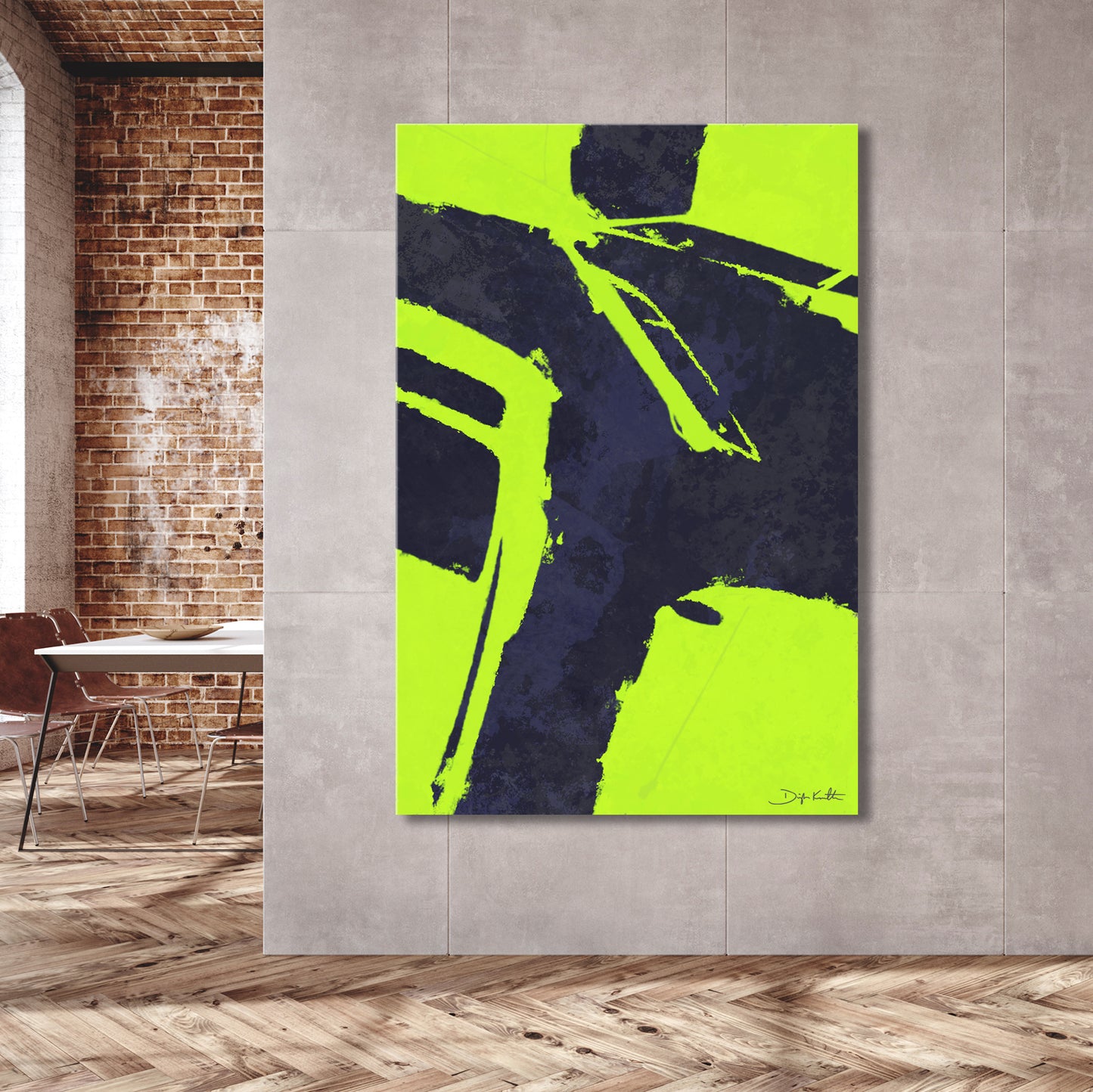Bird's Eye Abstract: No.1 Acrylic on Canvas