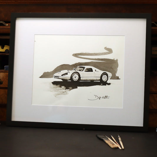 Porsche 904 Gesture No.2: 11x14"