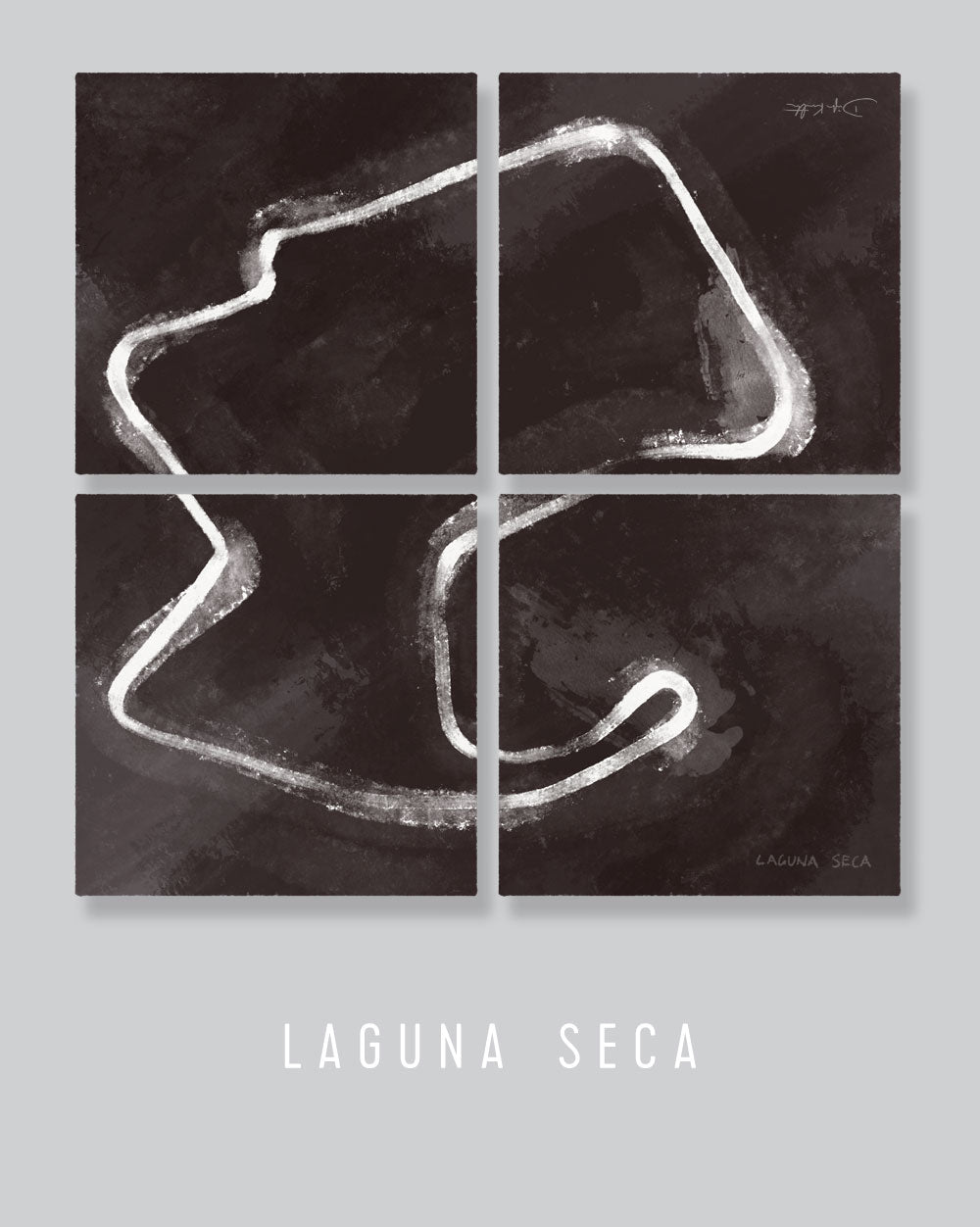 Abstract Track Map: Laguna Seca